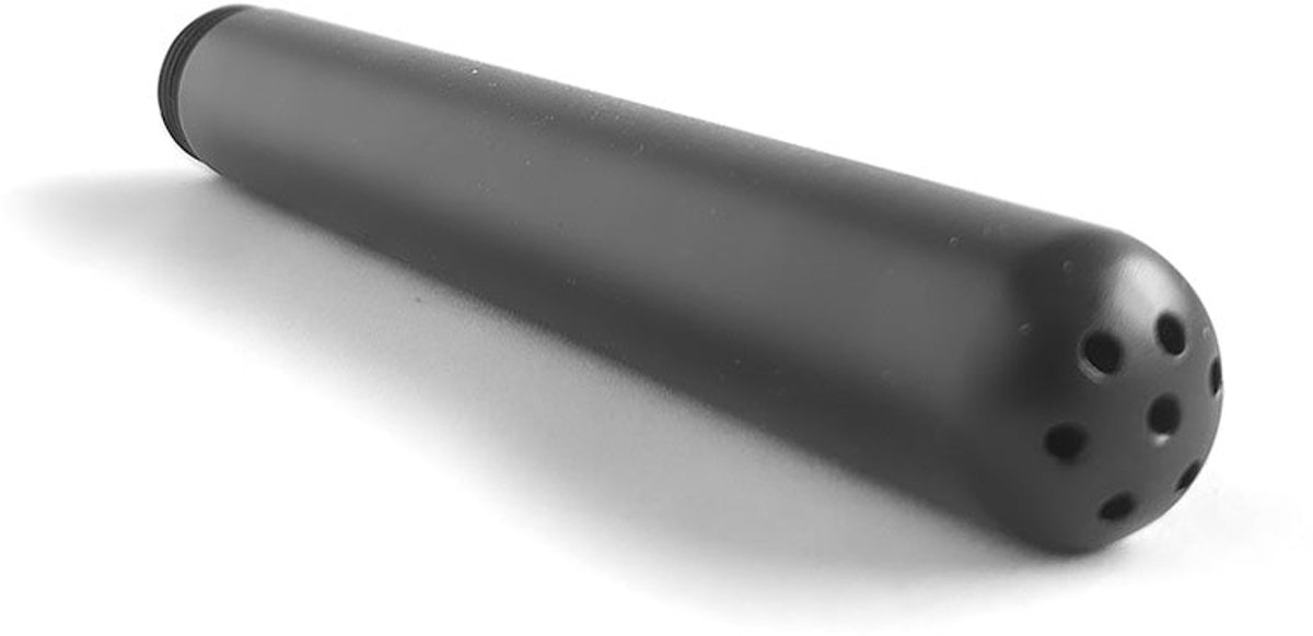 Black Label - Intieme Douchekop - Anale of Vaginale Hygiëne - RVS - Mat Zwart