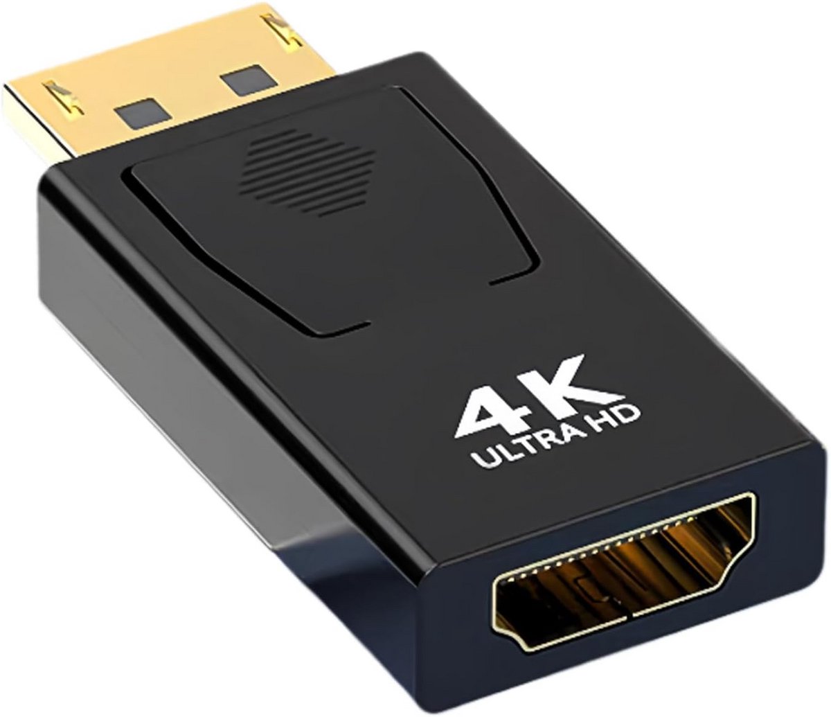 4K DisplayPort naar HDMI Adapter voor Desktop, Laptop en Monitor - 60Hz