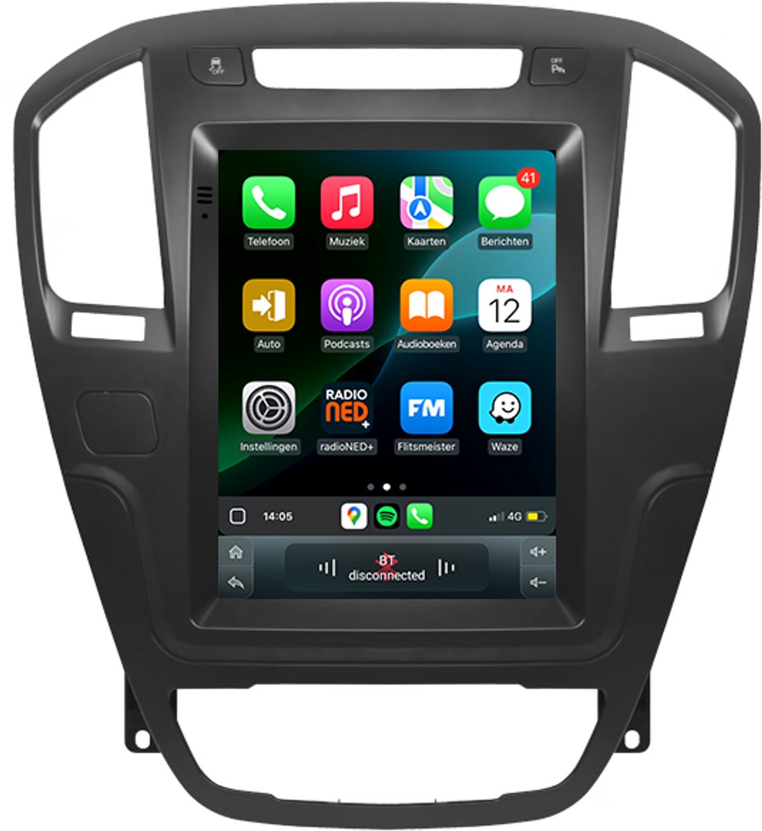 Carplay autoradio voor Opel Insignia | 2008 t/m 2013 | Android 13 | Draadloos Apple CarPlay & Android Auto | 2GB + 32GB | 4-Core Processor | Cartronix | 2008 2009 2010 2011 2012 2013 | Bluetooth & Wifi