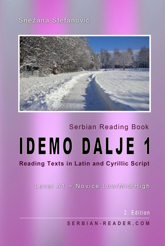 Serbian Reader - Serbian Reading Book "Idemo dalje 1" - cover