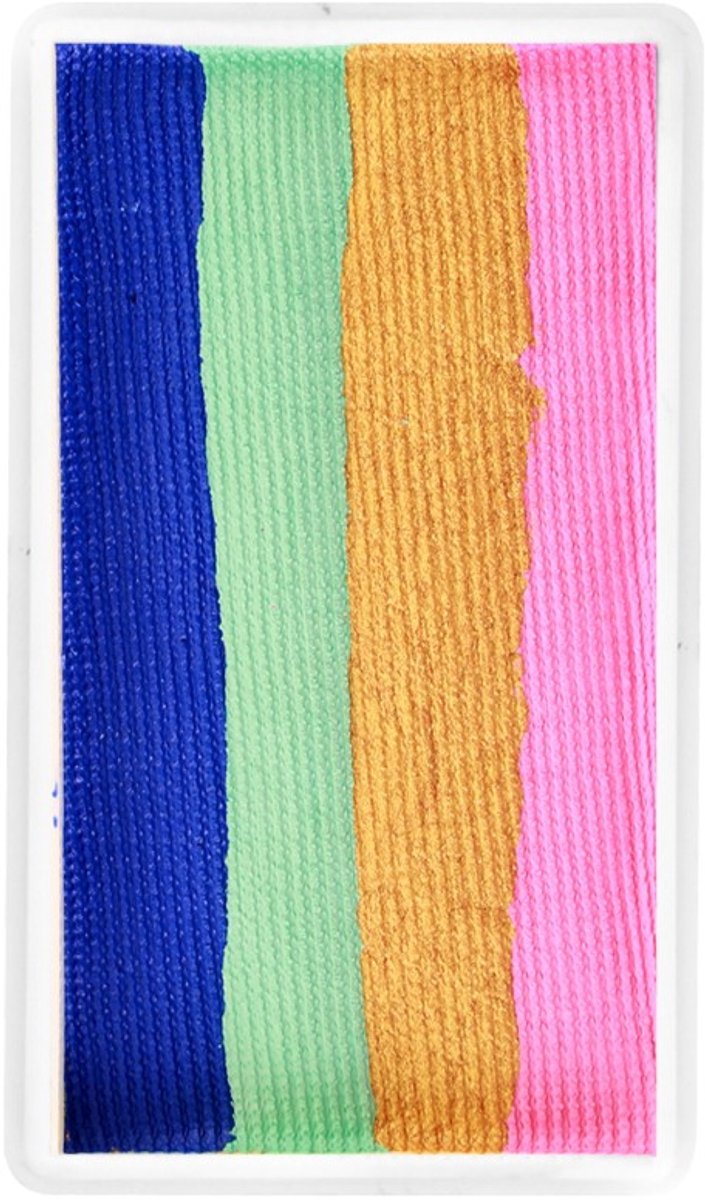 PartyXplosion - Schmink - One Stroke - Splitcake block (28 gram) Golden Delicious
