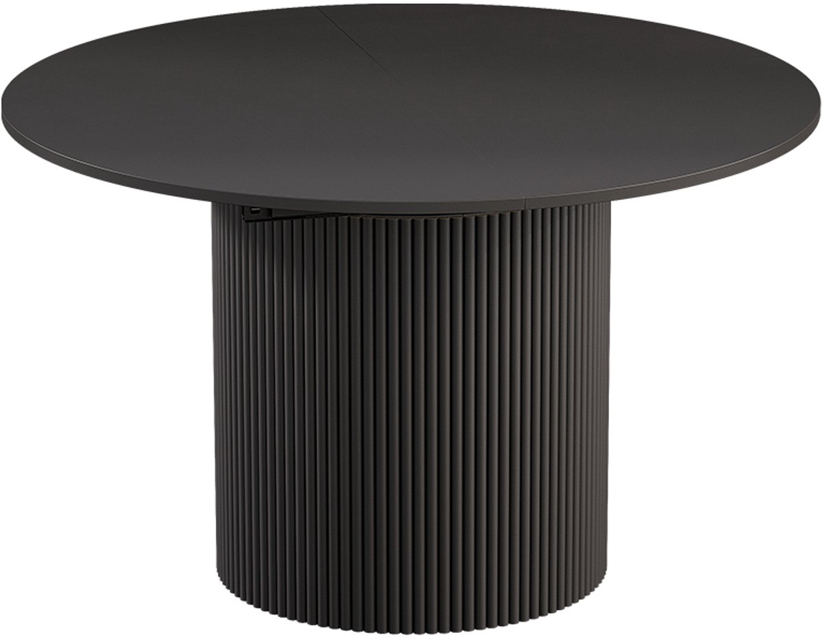 Vicco Eettafel Calero, Zwart, 120-200 x 60 cm Uitschuifbaar