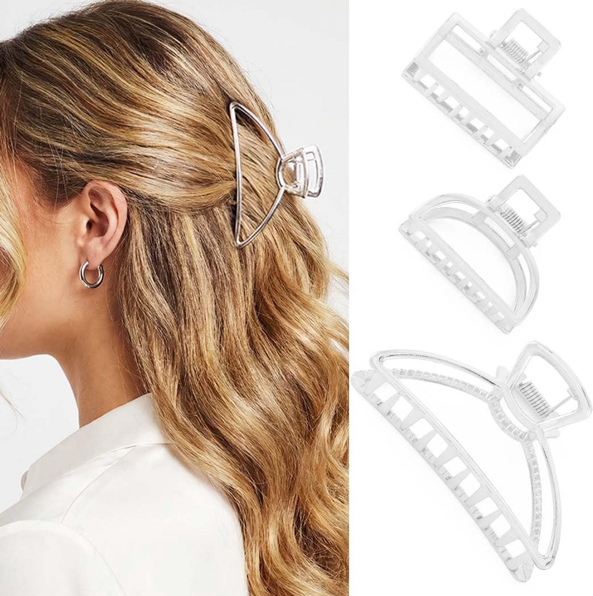 Mini Haarclips Metalen Klauwclips voor Dames Elegant Kapselaccessoire