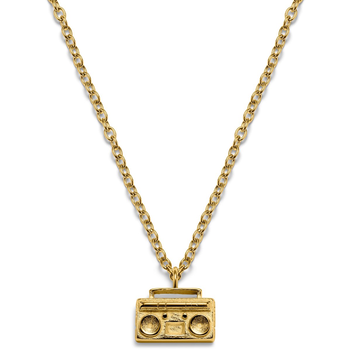 Jaygee | Goudkleurige Radio Ketting