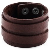 Gladius | Grote Bruine Armband van Volnerf Buffelleer