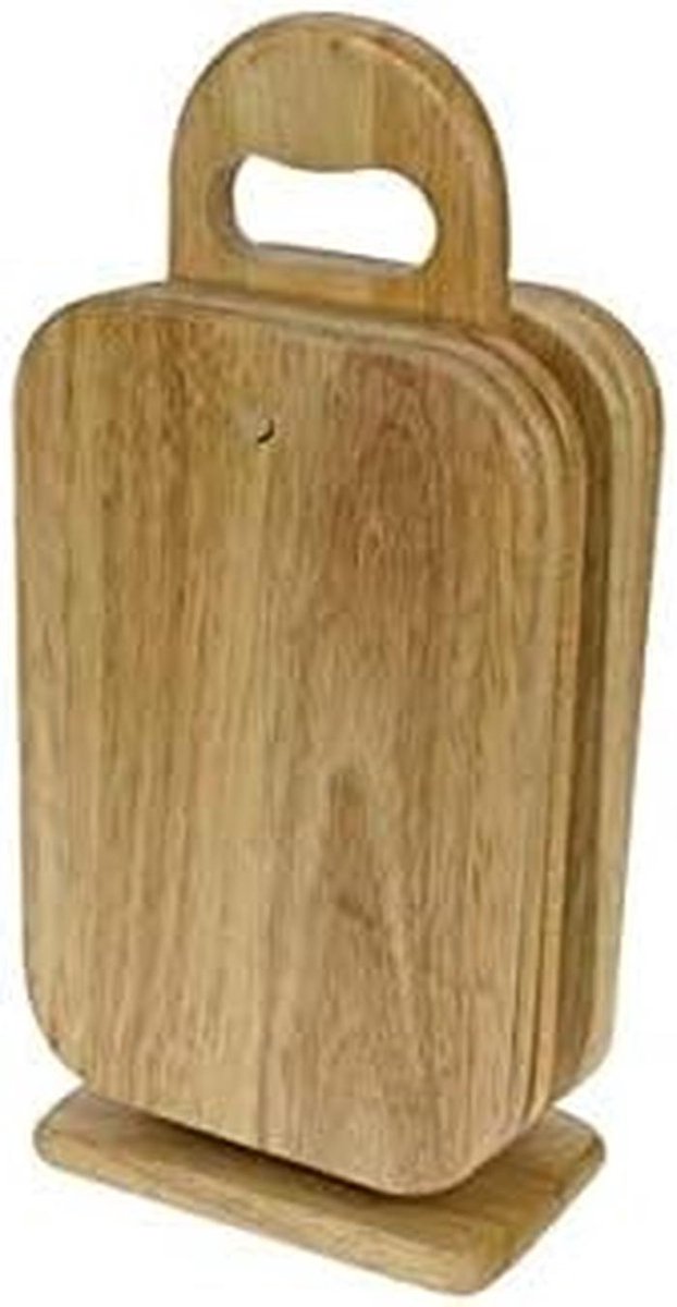 Houten Broodplank met Standaard voor Presentatie en Serveerplezier
