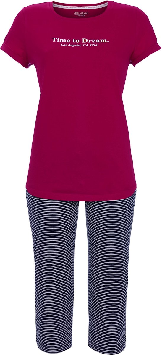 Ringella Katoenen Ringella pyjama rood - Rood - Maat - 48