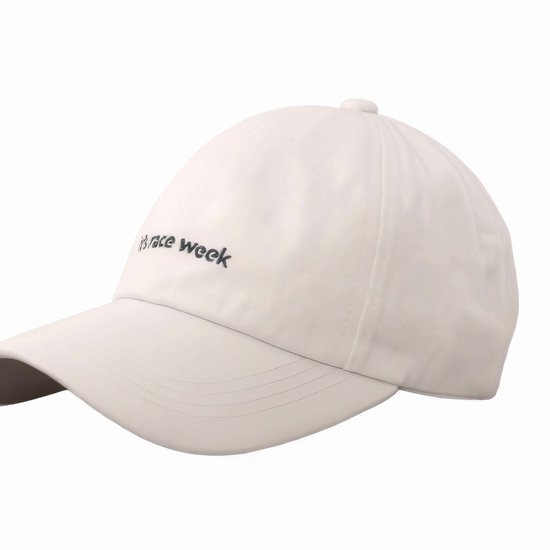 Casquette Pinnacle Lore – « C'est la semaine de la course » – Crème – Pour les fans de F1