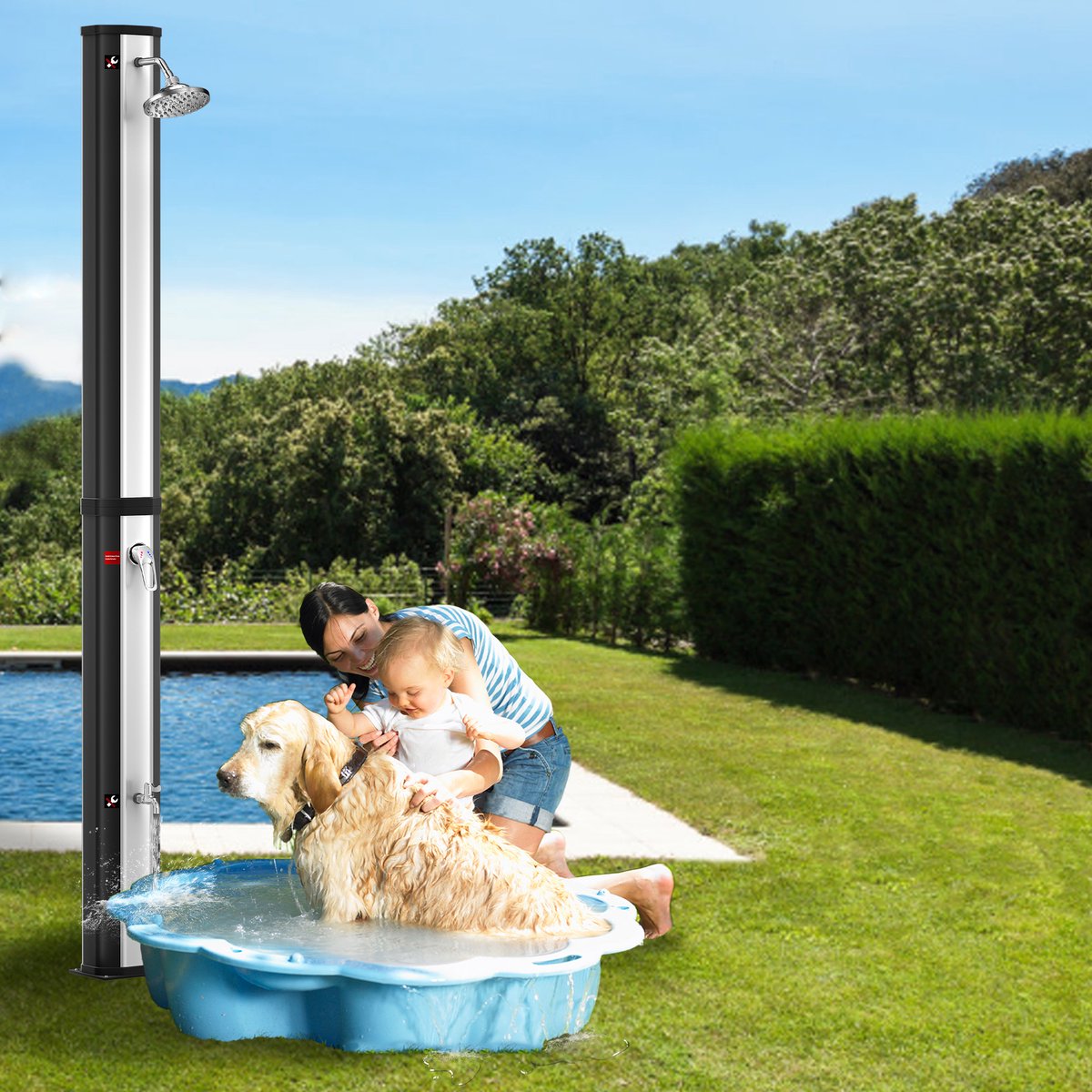 Aufun Zonnebaden Douche 40L thumbnail 4
