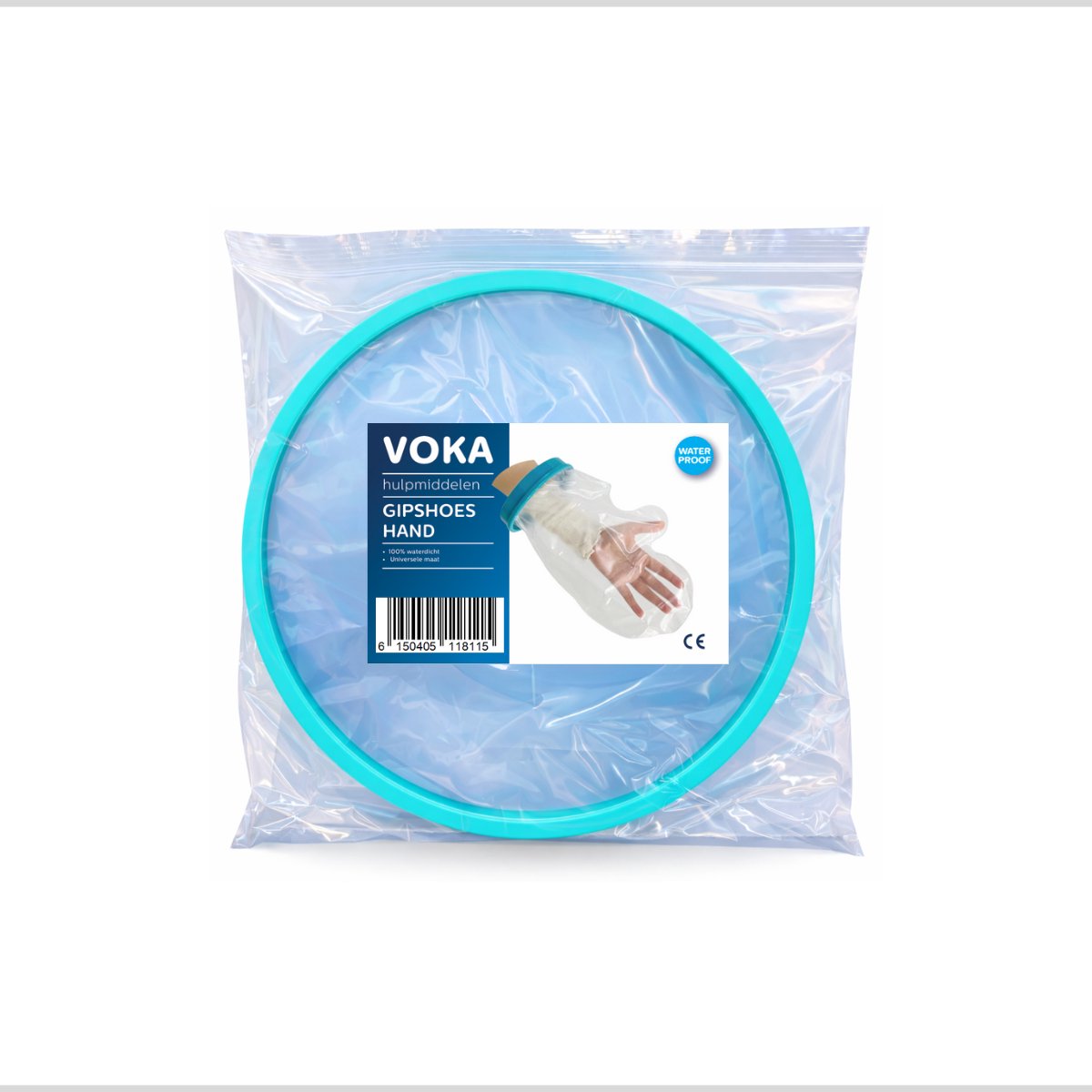 Gipsbeschermer douche - Gips hoes voor hand / pols - Shower cover - waterdicht - 1 stuk - Houd het gips droog - Douchegips - Douchehoes - Gipshoes Hand - Gipshoes pols - Douche hoes- Water beschermer - Gipsbeschermer — afbeelding 6