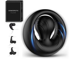 DOWO® - Vibrerende Cockring - met Flexibele Clitorisstimulator - Testikelstimulatie - Penisring - Cockring - 10 Vibratiestanden - Cock Ring Siliconen - Sex toys - Seksspeeltje voor Mannen & Vrouwen