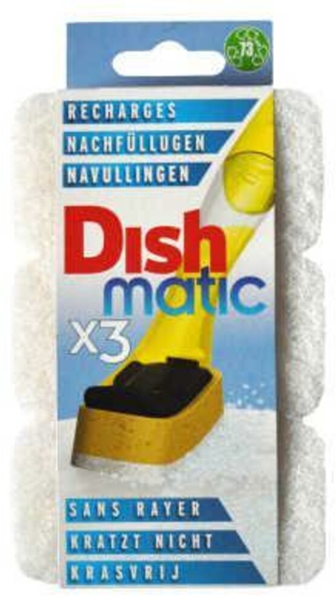 Dishmatic Schuurspons Krasvrij Navulling -