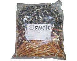 Oswalt Combideal: Kauwstaafjes met vis, eend en kip - 300 Stuks - 12,5cm - Hondensnack