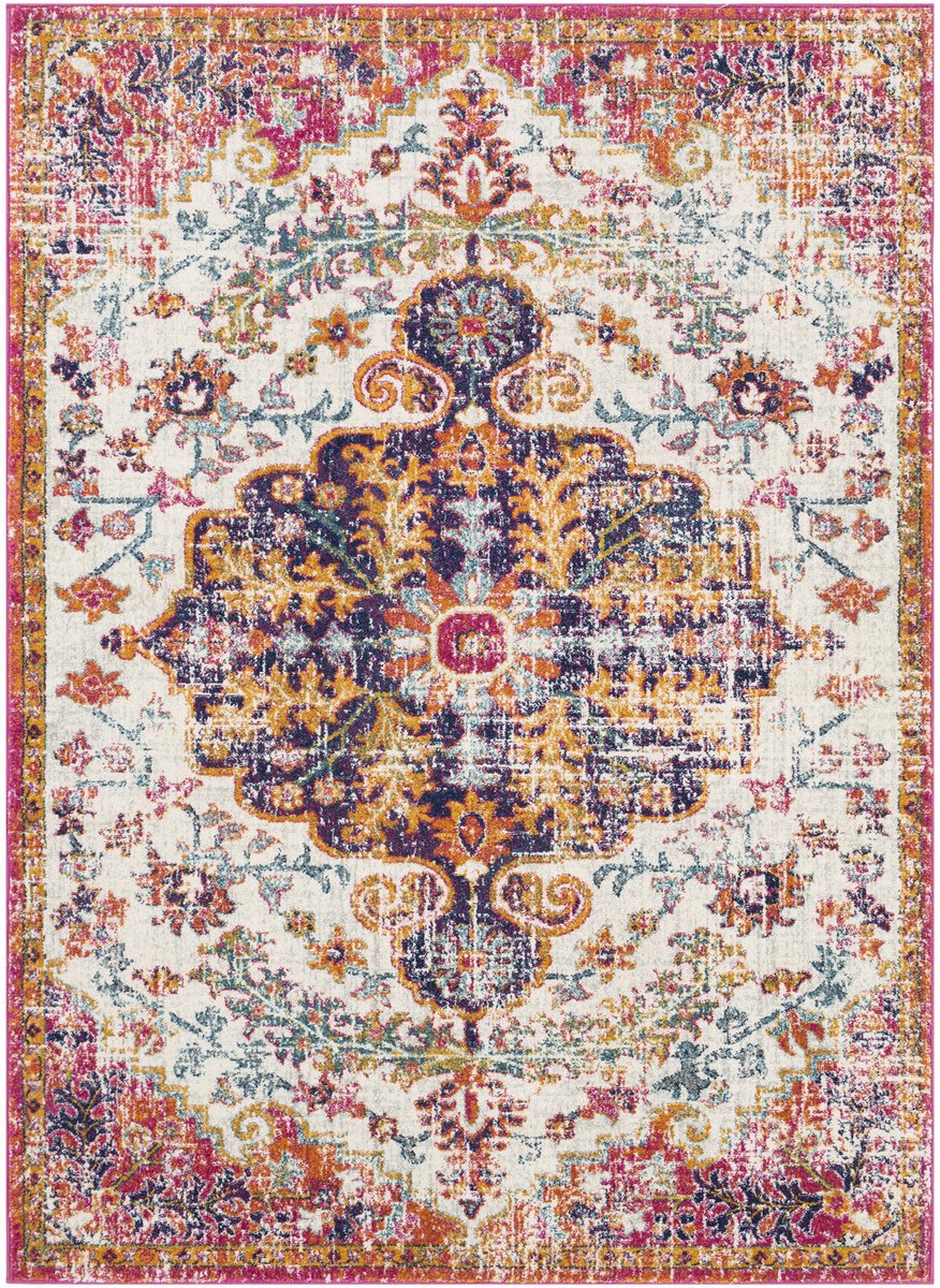SURYA - LOU Vintage Oosters Roze Tapijt