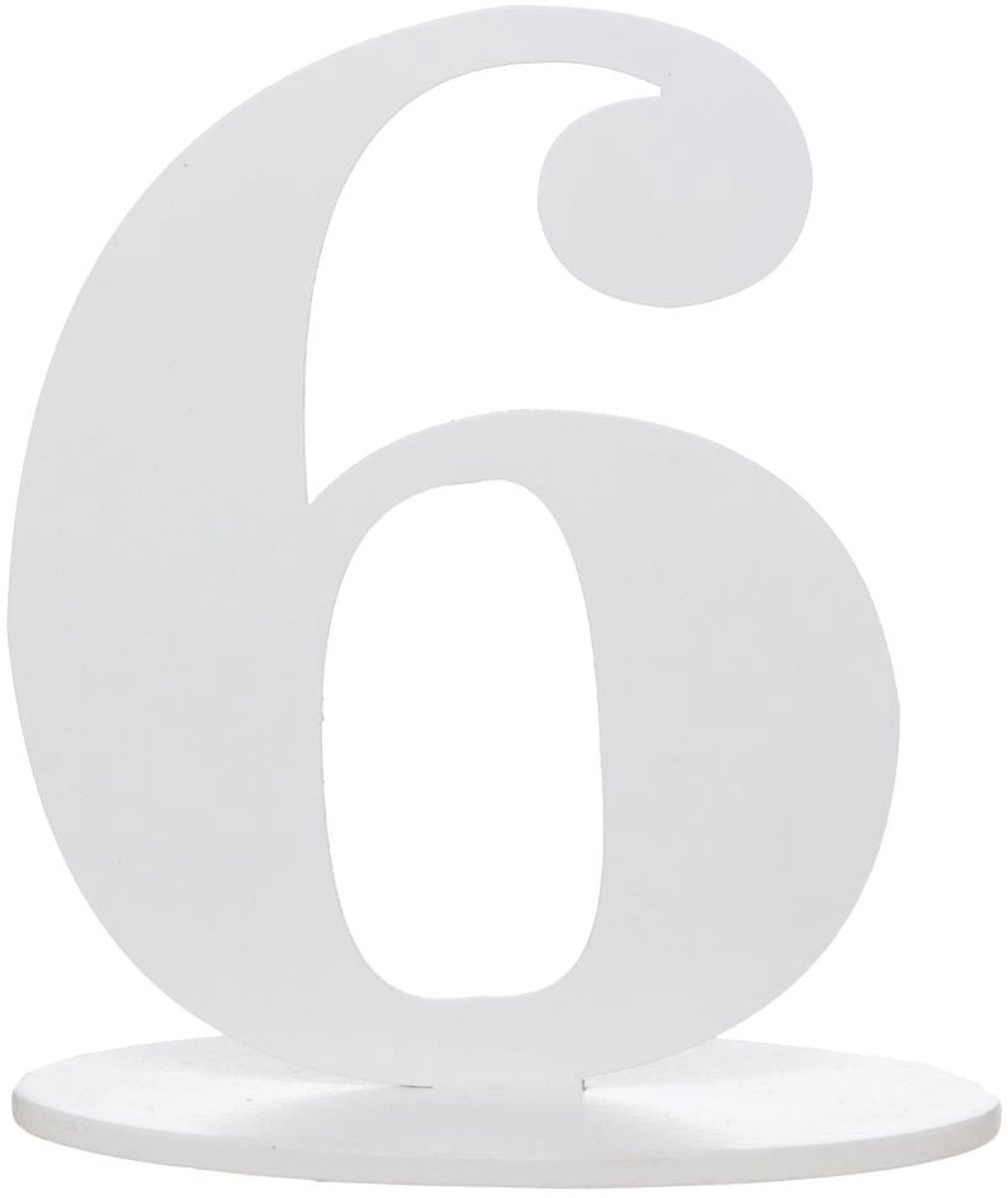 Fabulous 6 tafel nummer 17cm