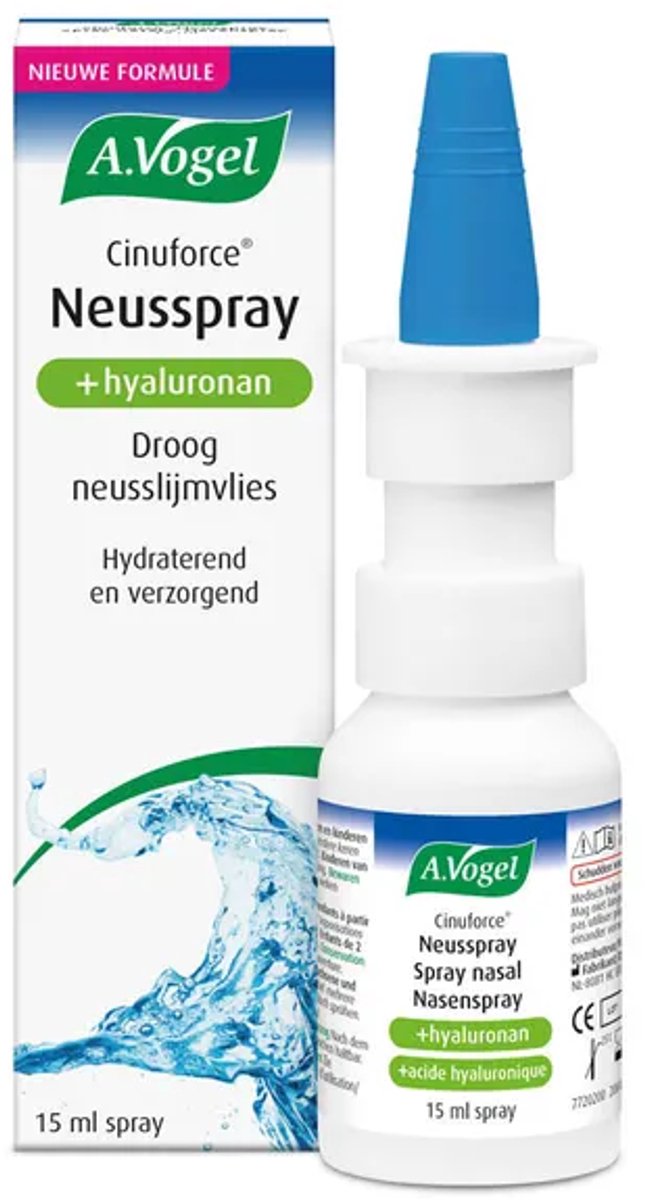 A.Vogel Cinuforce Neusspray Droog Neusslijmvlies Korstjes Voordeelverpakking