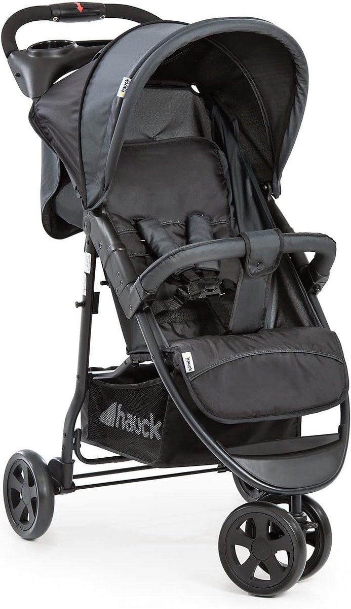 Lichte Driewieler Kinderwagen Inklapbaar met Bekerhouder - Geschikt Vanaf Geboorte