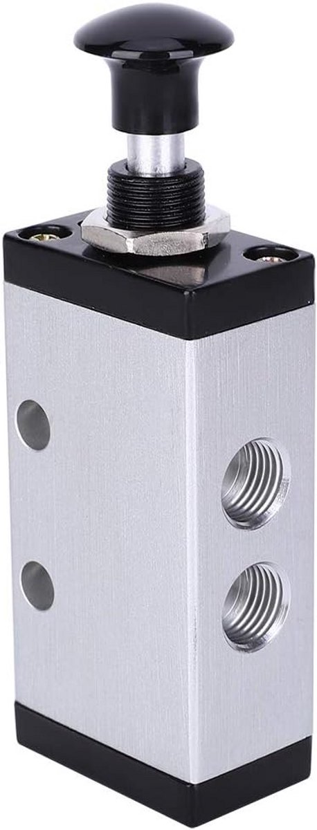 3-Weg Hand Drukklep G1/4 Mechanische Pneumatische Regelklep