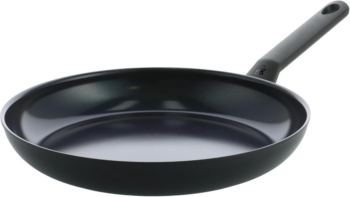 Keramische Koekenpan 24 cm met Antiaanbaklaag voor Inductie, PFAS-vrij