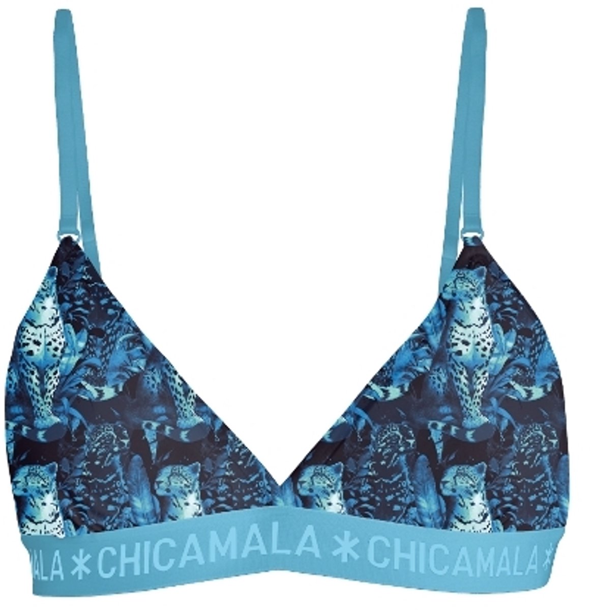 Muchachomalo Chicamala – Dames BH - Verstelbare bandjes – Dames Ondergoed – Lingerie – Dames Top – Kleding - 95% Katoen – Dames kleding Donkere BH
