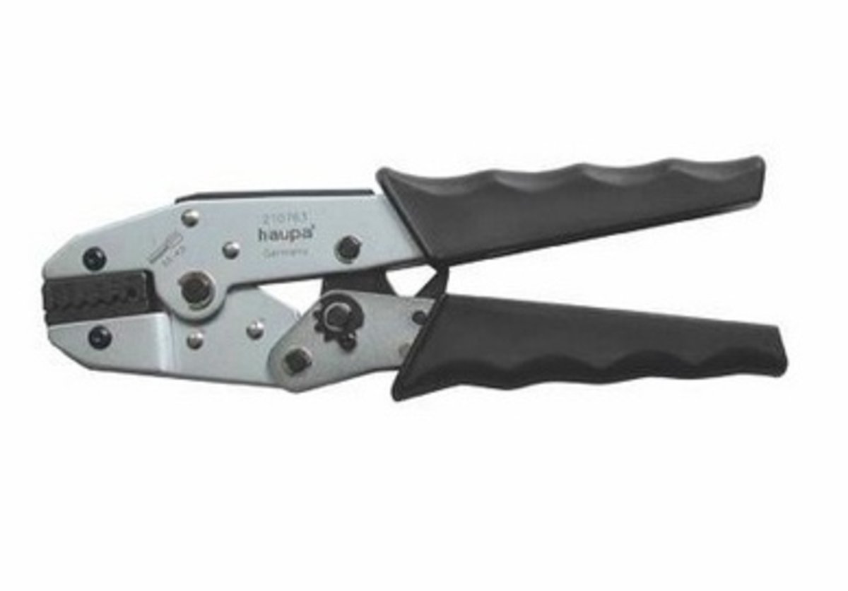 Haupa - krimptang voor Adereindhulzen 1-10mm²