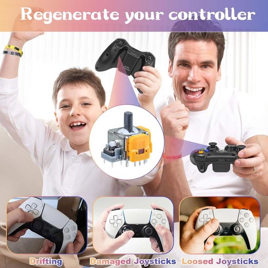 Hall Effect Joystick Vervanging voor PS5 Controller voor Nauwkeurige Controle — afbeelding 2