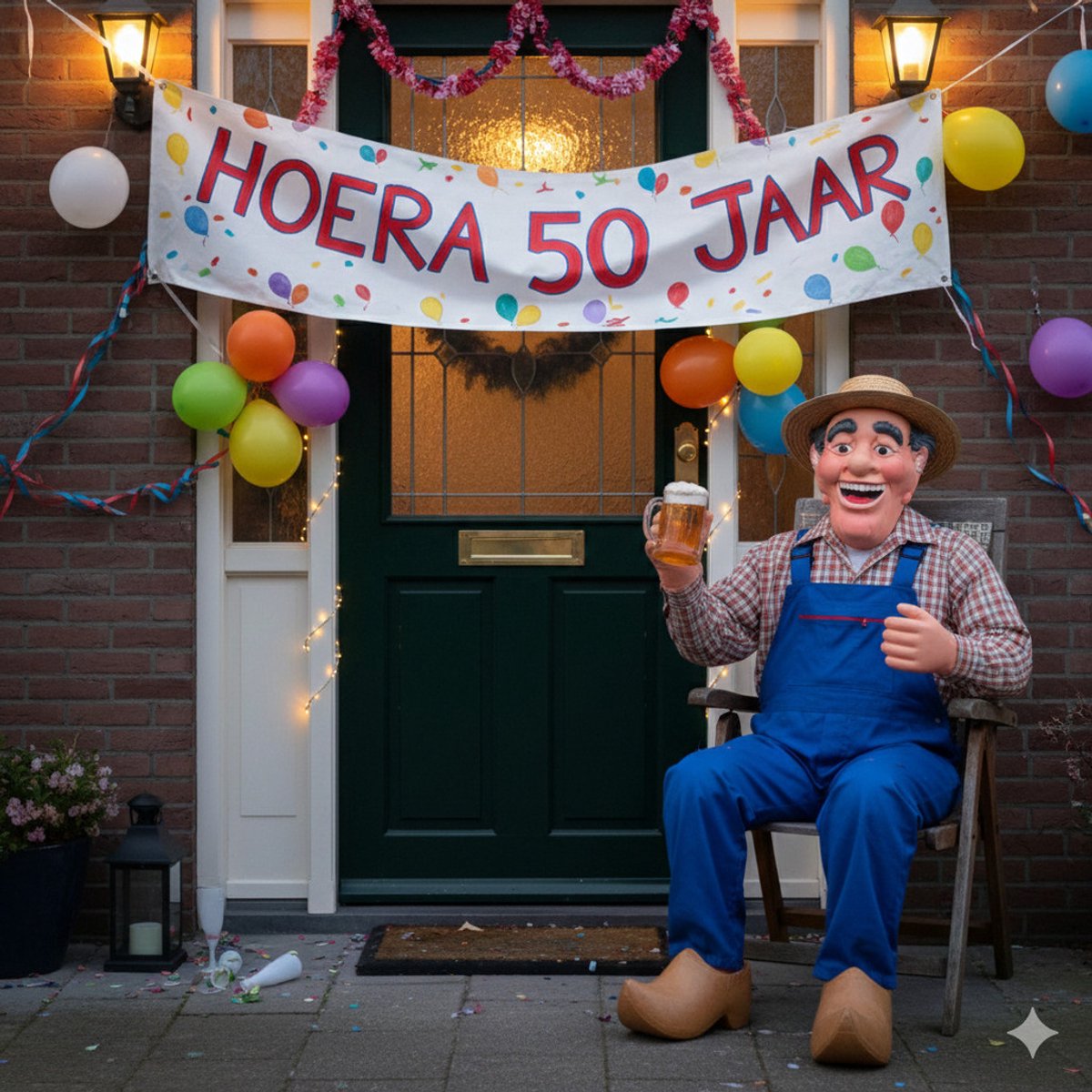 Abraham Abraham 50 Jaar Tuinpop - afbeelding 3