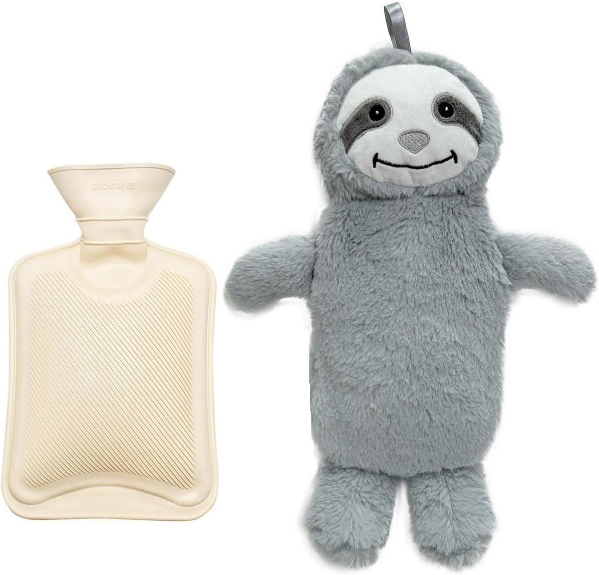 Pluche Warmwaterkruik 500 ml - Veilige en Warme Warmwaterzak voor Kinderen - Schattig Design - Geurloos - Kerst- en Wintercadeaus