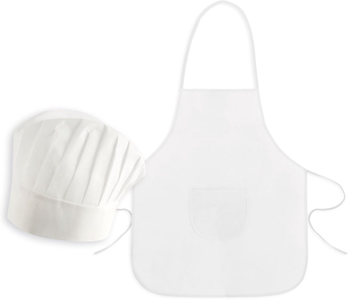 Kinderkoksset met Schort en Koksmuts - Keukenkleding voor Kleine Chefs