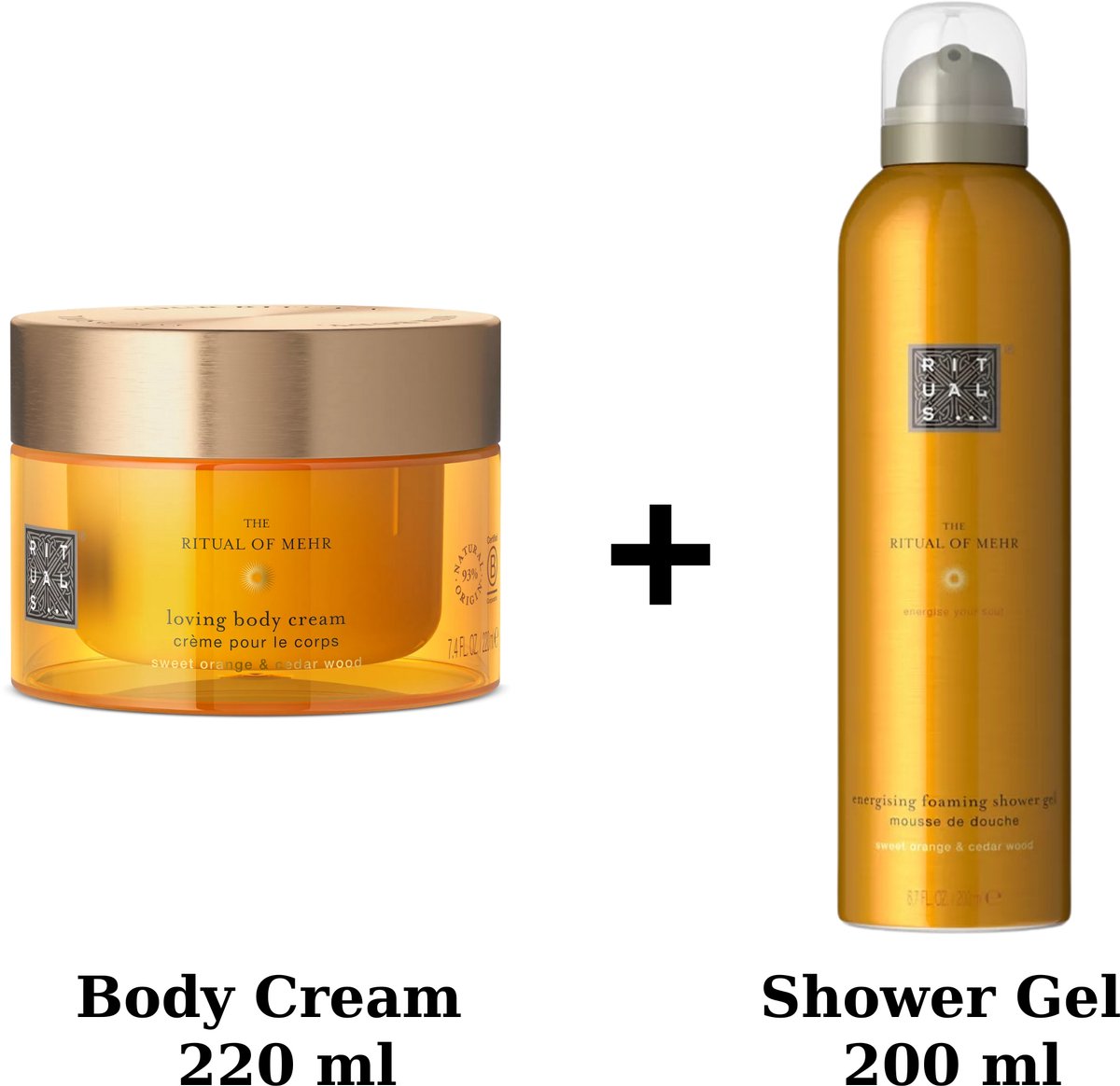 Rituals - Mehr - Shower Gel 200 ml + Body Cream 220 ml