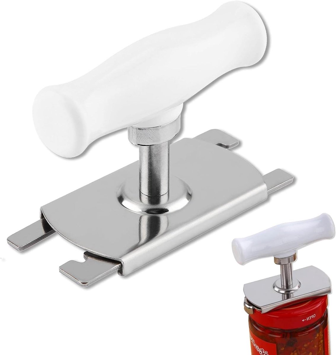 Verstelbare potopener 1-4 inch, multifunctioneel keukengereedschap voor zwakke ouderen