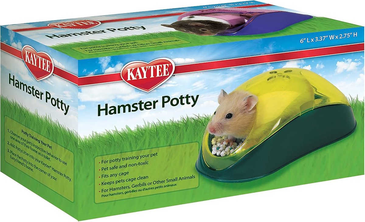 Trainingspotje voor Hamster, Muis en Gerbil met Nestmateriaal