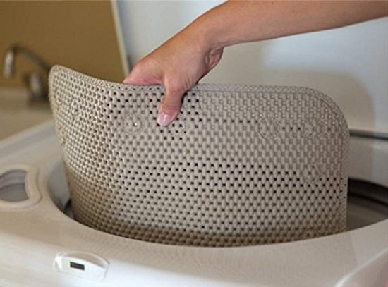 Luxe Antislip Badmat met Zuignappen voor Douche en Badkuip - Zacht Schuimrubber, Marineblauw 91x43 cm — afbeelding 5