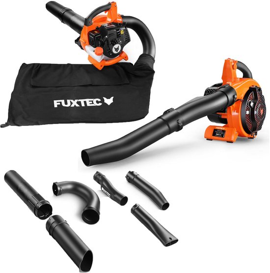 FUXTEC Bladblazer Benzine - Bladzuiger - Blaasfunctie - Zuig en Versnipperfunctie - 45 l Opvangzak - 4 in 1 - 26cc 2-takt - 255 km/h - FX-LBS126 van FUXTEC — afbeelding 3