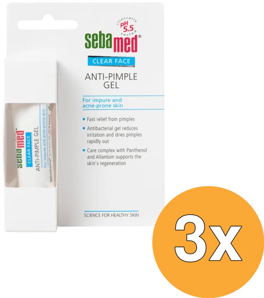 3x Sebamed Anti-Pimple Gel (10 ml)