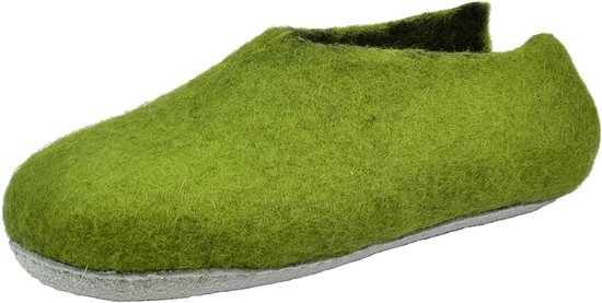 Dr.Feet anatomic Damen Filz Hausschuhe Natürlicher Schafwolle Thermoplastic Rubber-Sohle Wool