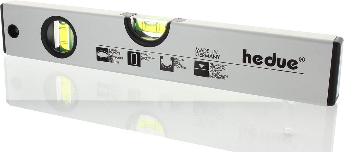 Magnetische aluminium waterpas 100 cm - Robuuste bouw waterpas met sterke magneet