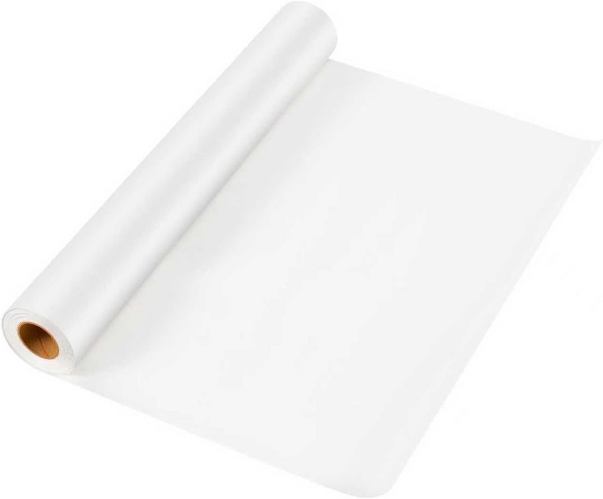 Grote Rol Doorsheen Papier 45.7 cm x 60 m Wit voor Tekenen en Naaipatronen