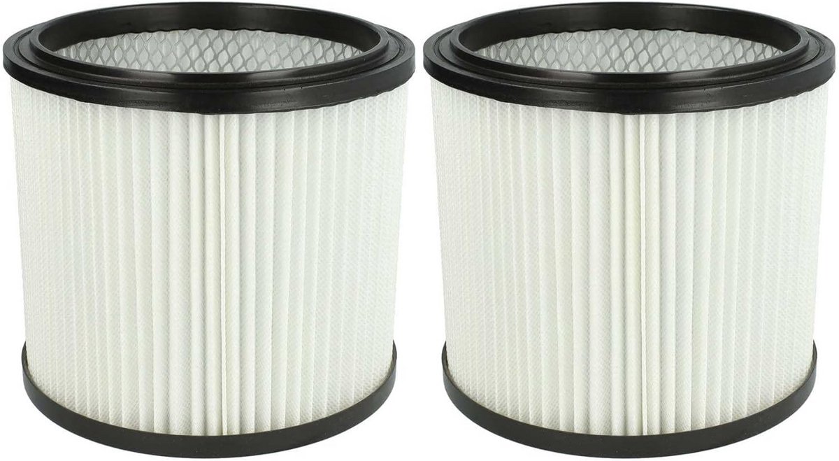 2x Ronde Stofzuigerfilter voor Multifunctionele Nat-/Droogzuigers