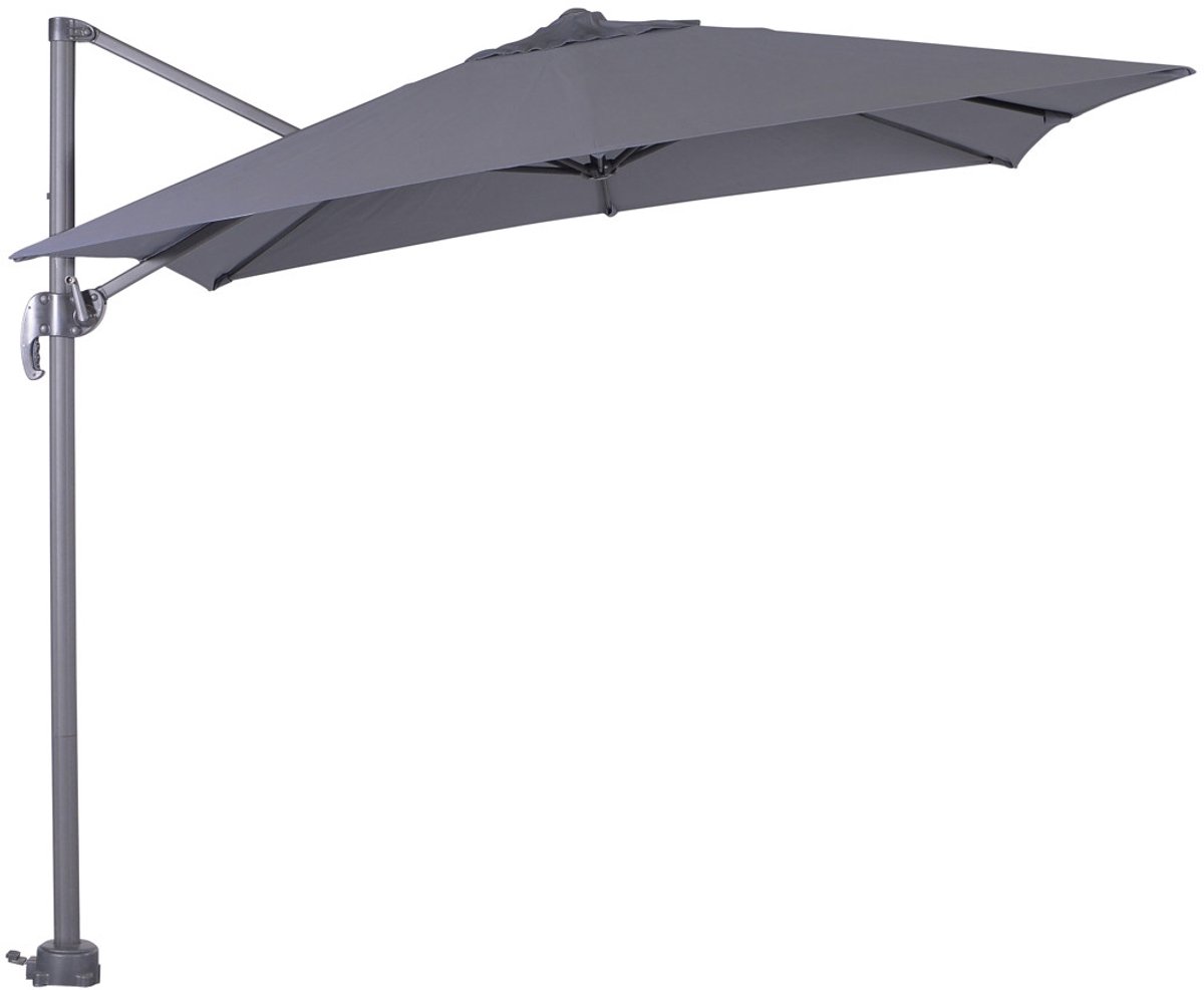 Garden Impressions Hawaii zweefparasol S 250x250 - donker grijs – foto 2