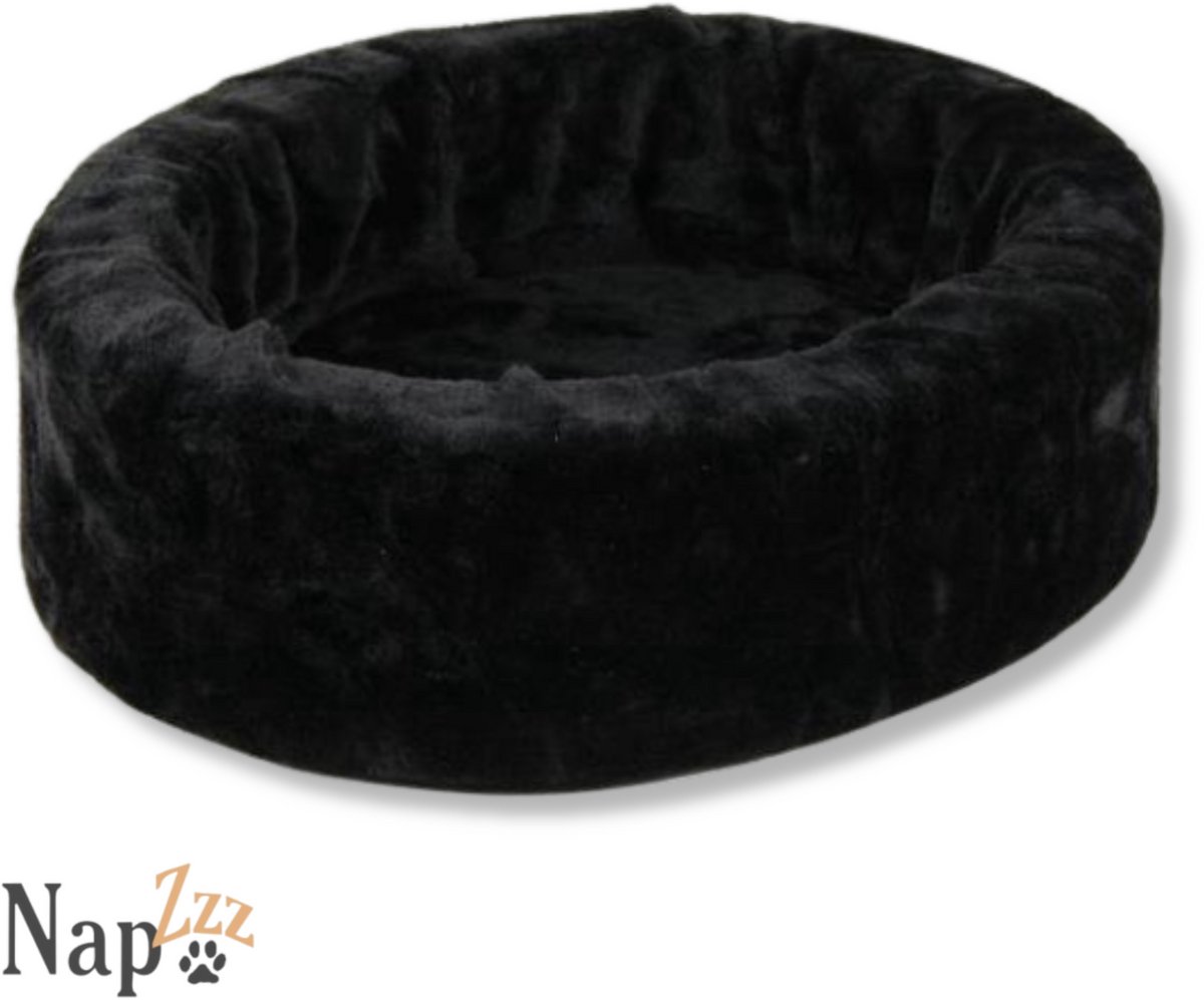 NapZZZ Orthopedische Bontmand Zwart No 5 85*73*21 cm