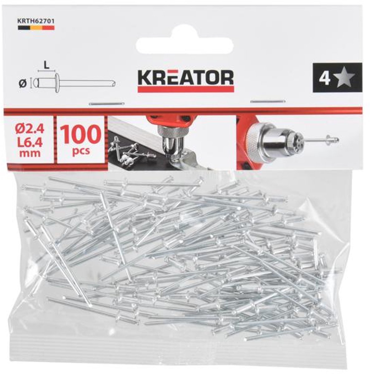 Kreator Klinknagels KRTH62701