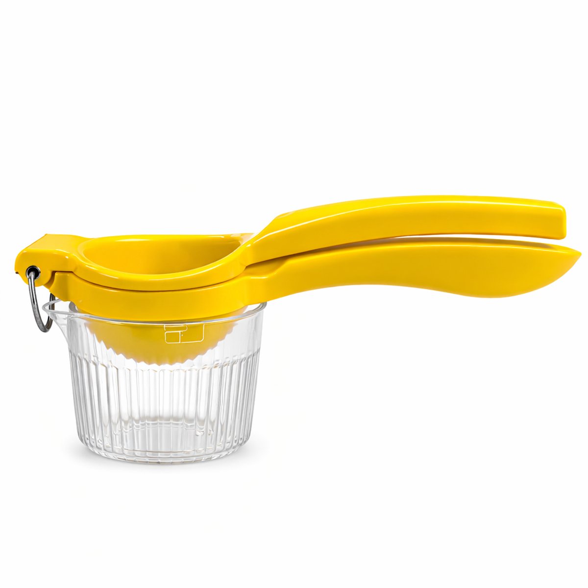 Citroenpers & Limoenpers – Handmatige Citruspers Met Opvangbak – Lemon Squeezer – Robuuste Kwaliteit Fruitpers – Citrusknijper – Sinaasappelpers – Metaal Handpers Juicer – Keuken Pers voor Citroen, Limoen & Sinaasappel