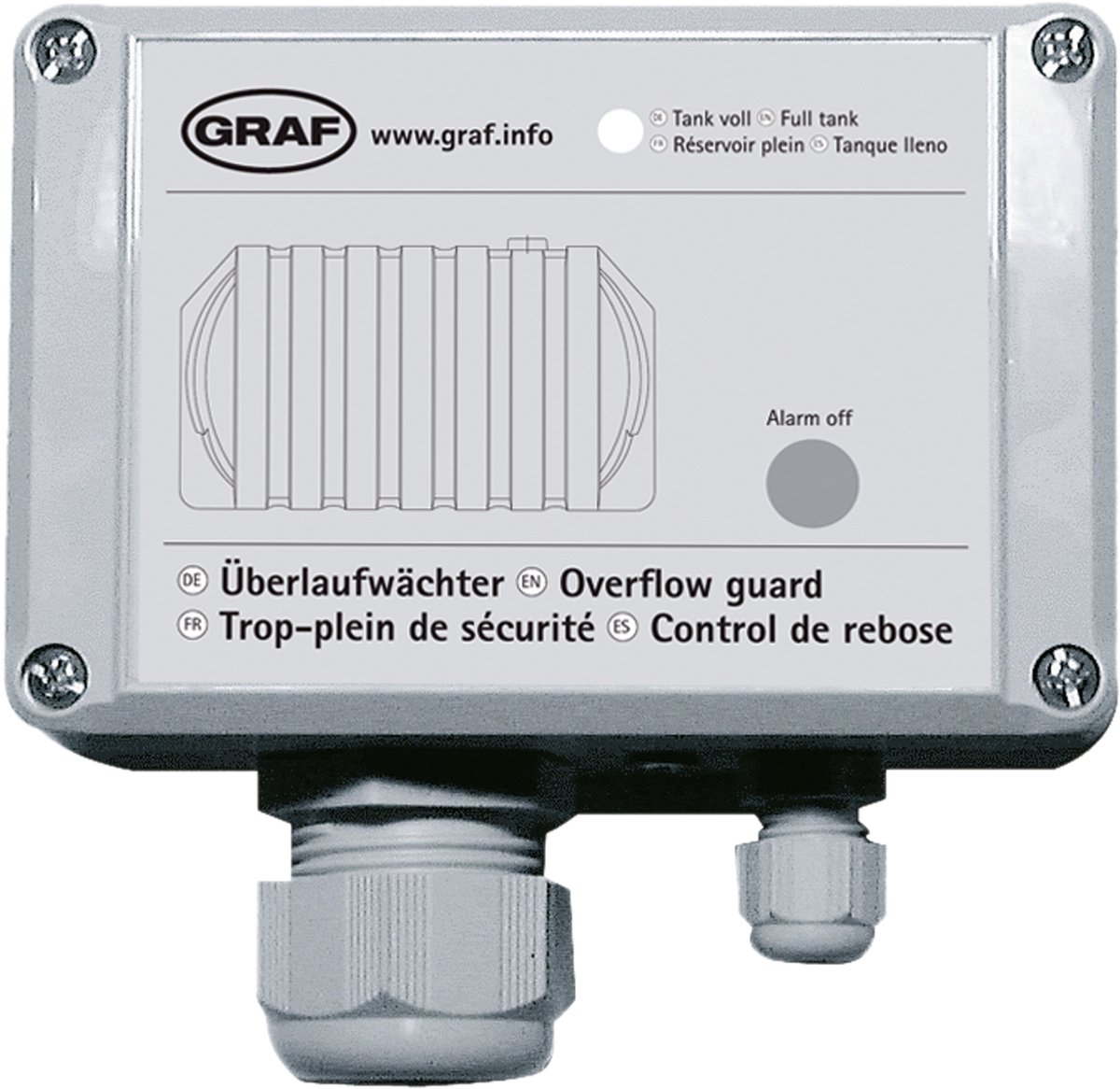GARANTIA Digitaal overloopalarm op batterijen