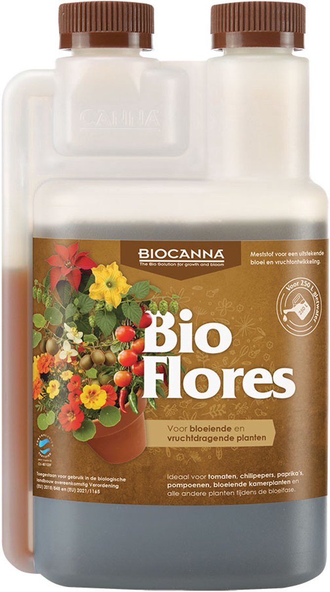 BIOCANNA Bio Flores 1L = 500 liter biologische plantenvoeding