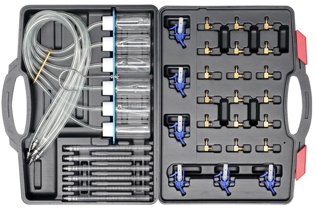 Commonrail Diesel tester set met adapters