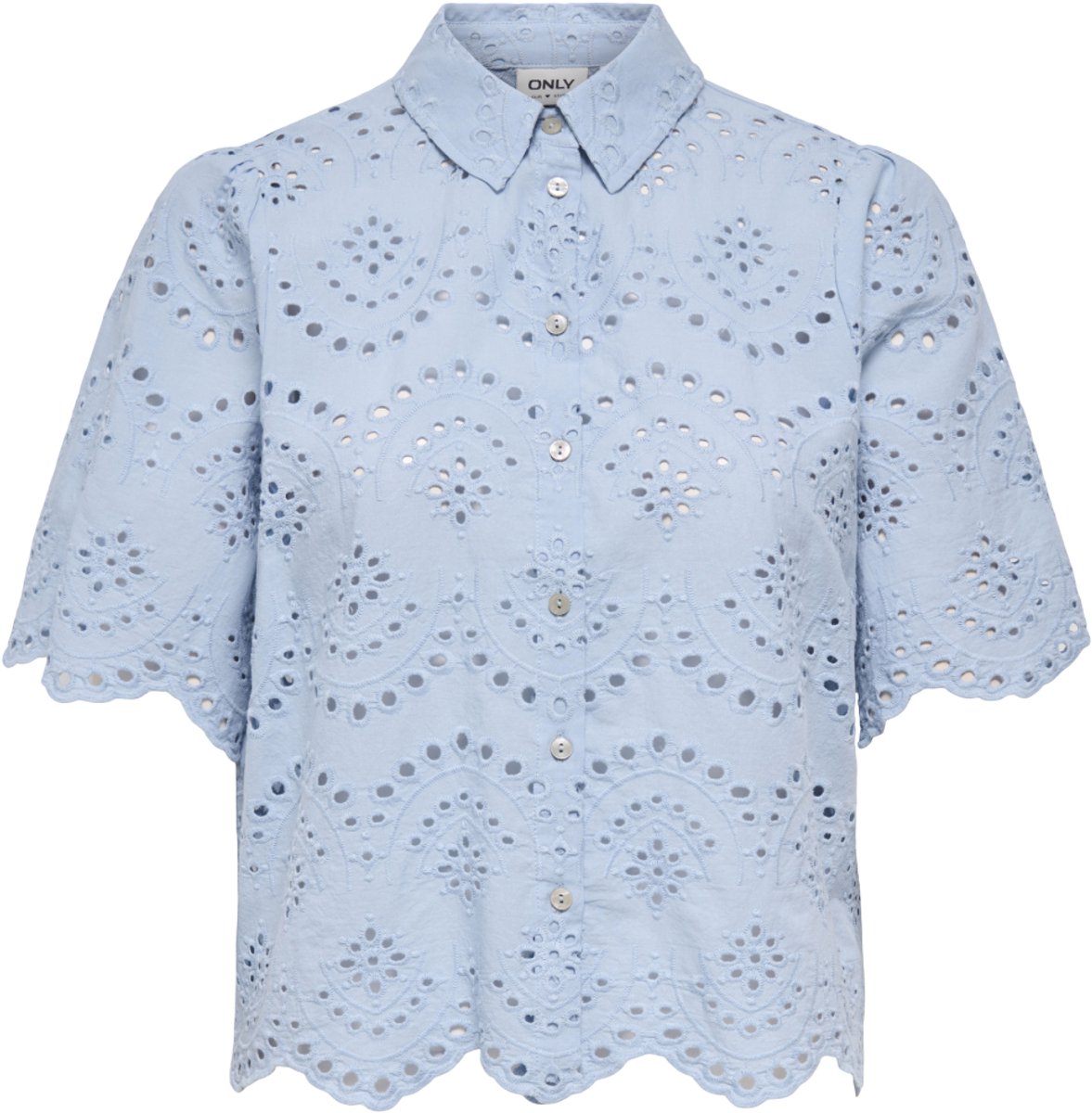 ONLY - ONLVALAIS S/S SHIRT WVN NOOS Dames Blouse
