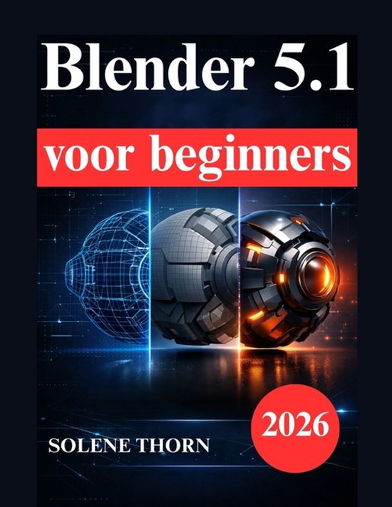 Blender 5.1 voor beginners - cover