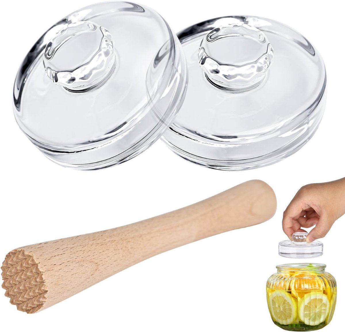 CLVP® Fermentatie Gewichten - Verzwaringsstenen - Gewichten Glas