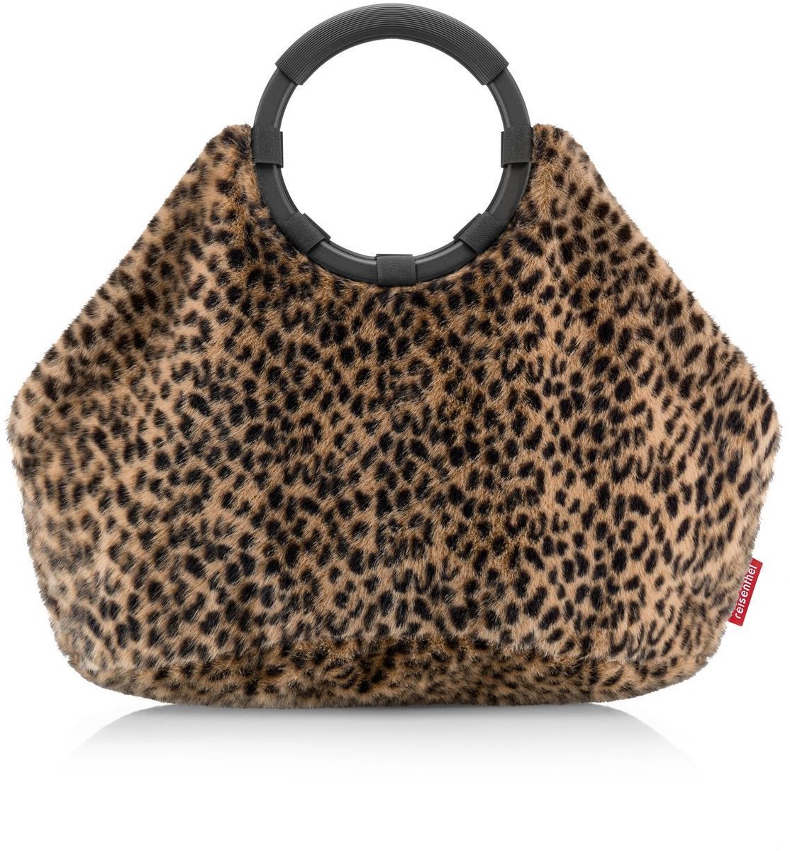Reisenthel Loopbag Hobo Shopper - Hobotas - 18L - Leo Fake Fur Bruin